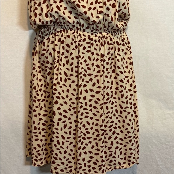 G-89 Coeur de Vague Cream & Red Sleeveless Summer MIDI Dress Size M‎ - Picture 2 of 14